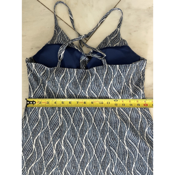Krimson Klover Navy And White Printed Strappy Summer Mini Dress Size Medium - Picture 5 of 9